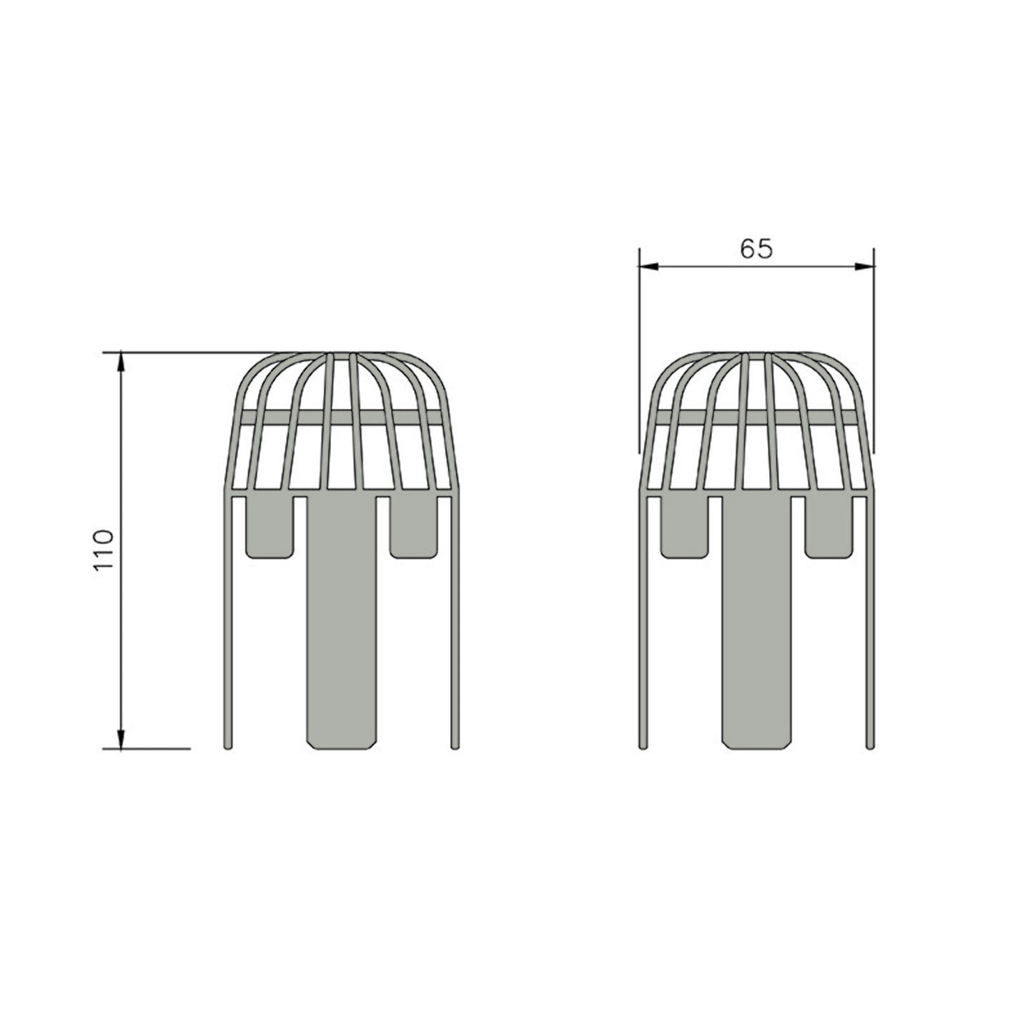 FloPlast Balloon Guard Gutter Downpipe Leaf Protection FloPlast Balloon Guard Gutter Downpipe Leaf Protection