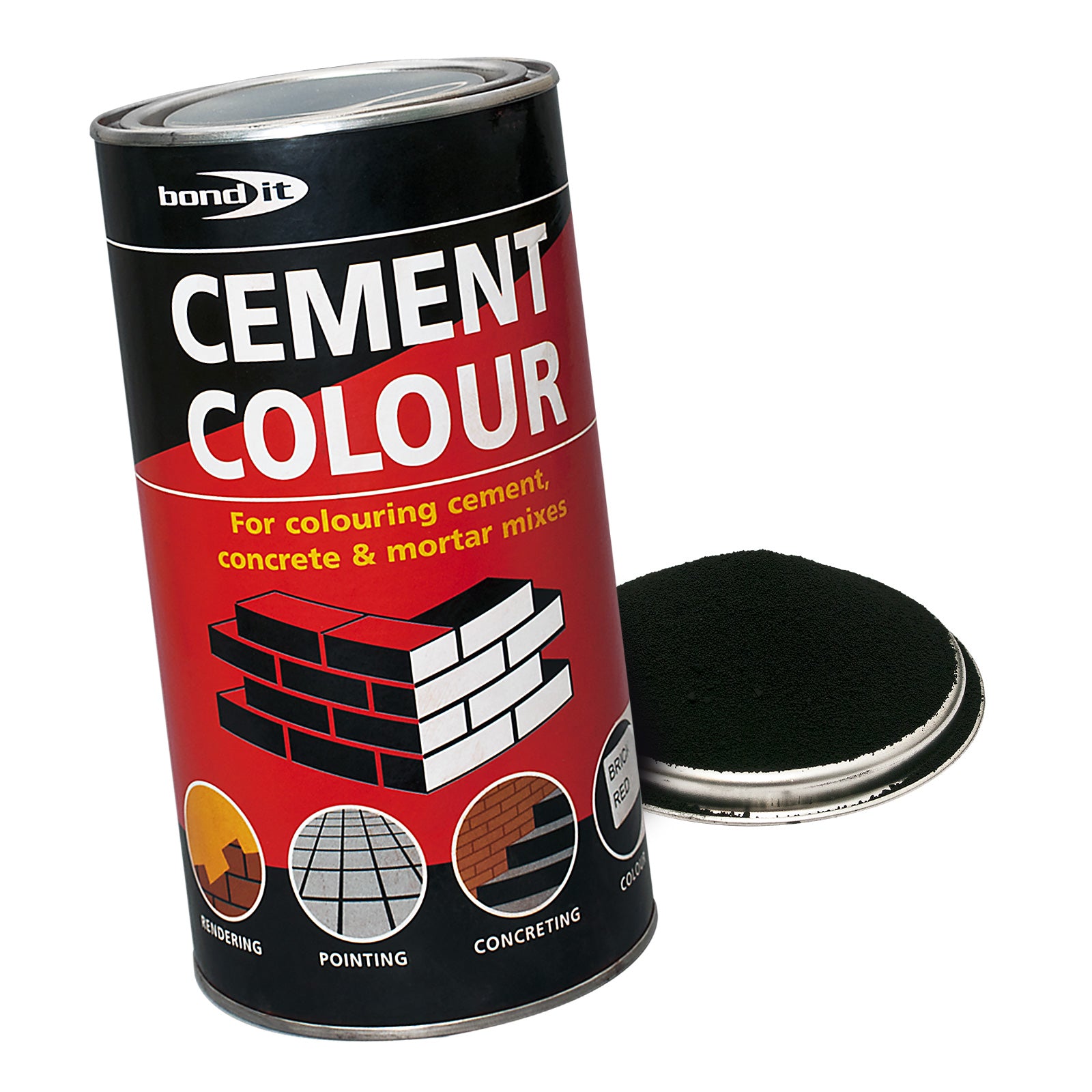 Brick Red Black Powdered Cement Dye Colourant for Cement Mortar (1 Kg)