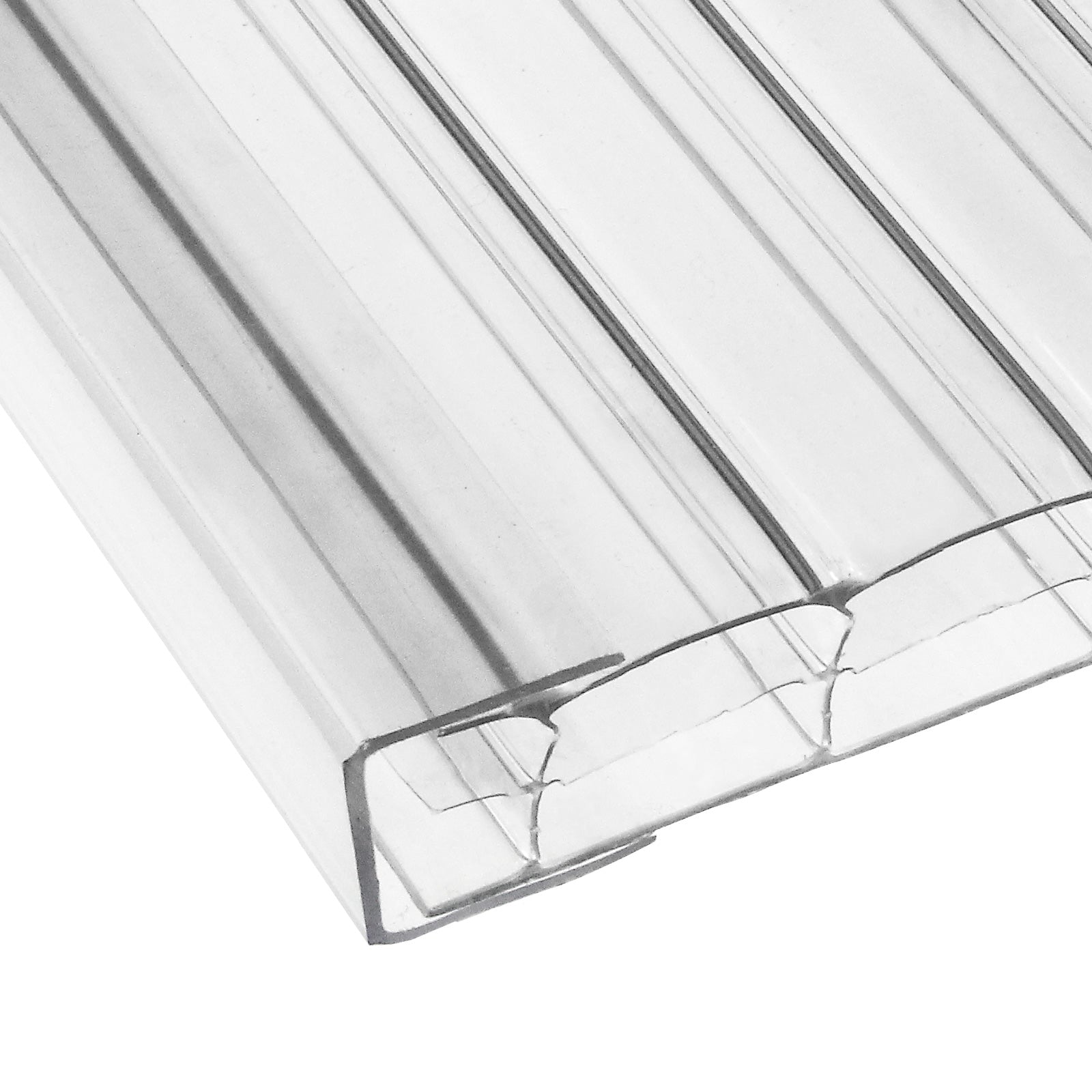 Clear C-Section Edge Protector Trim for Multiwall Polycarbonate Sheets - 10mm x 2m Clear C-Section Edge Protector Trim for Multiwall Polycarbonate Sheets - 10mm x 2m