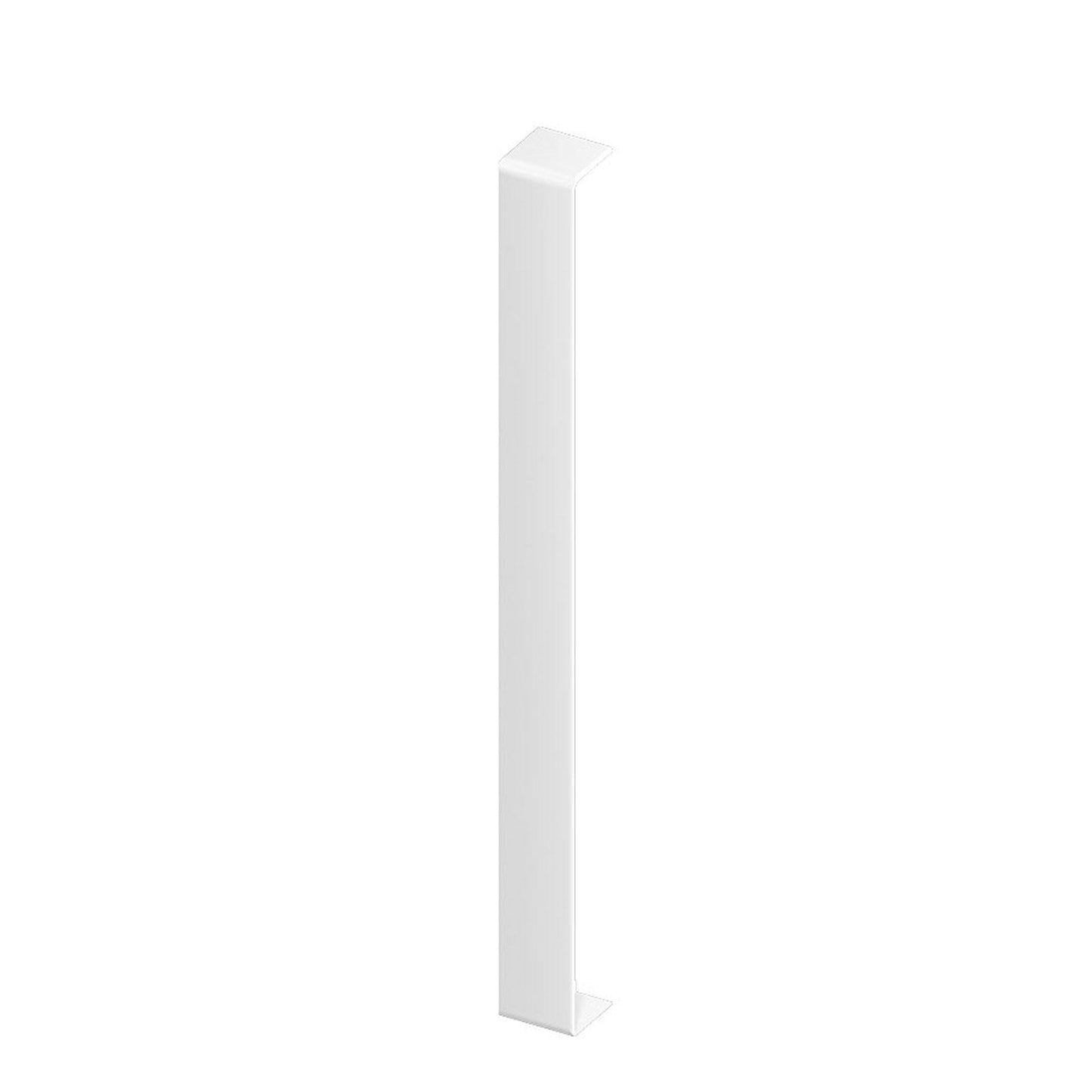 Black Ash Joint Trim for uPVC Plastic Fascia/Capping Board - White