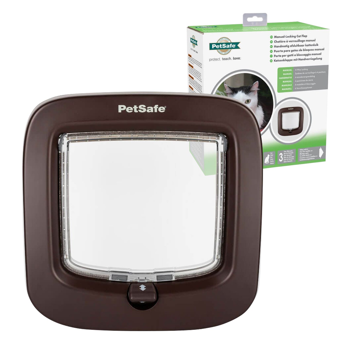 Staywell Petsafe Manual 4-Way Locking Pet Door Cat Flap Staywell Petsafe Manual 4-Way Locking Pet Door Cat Flap