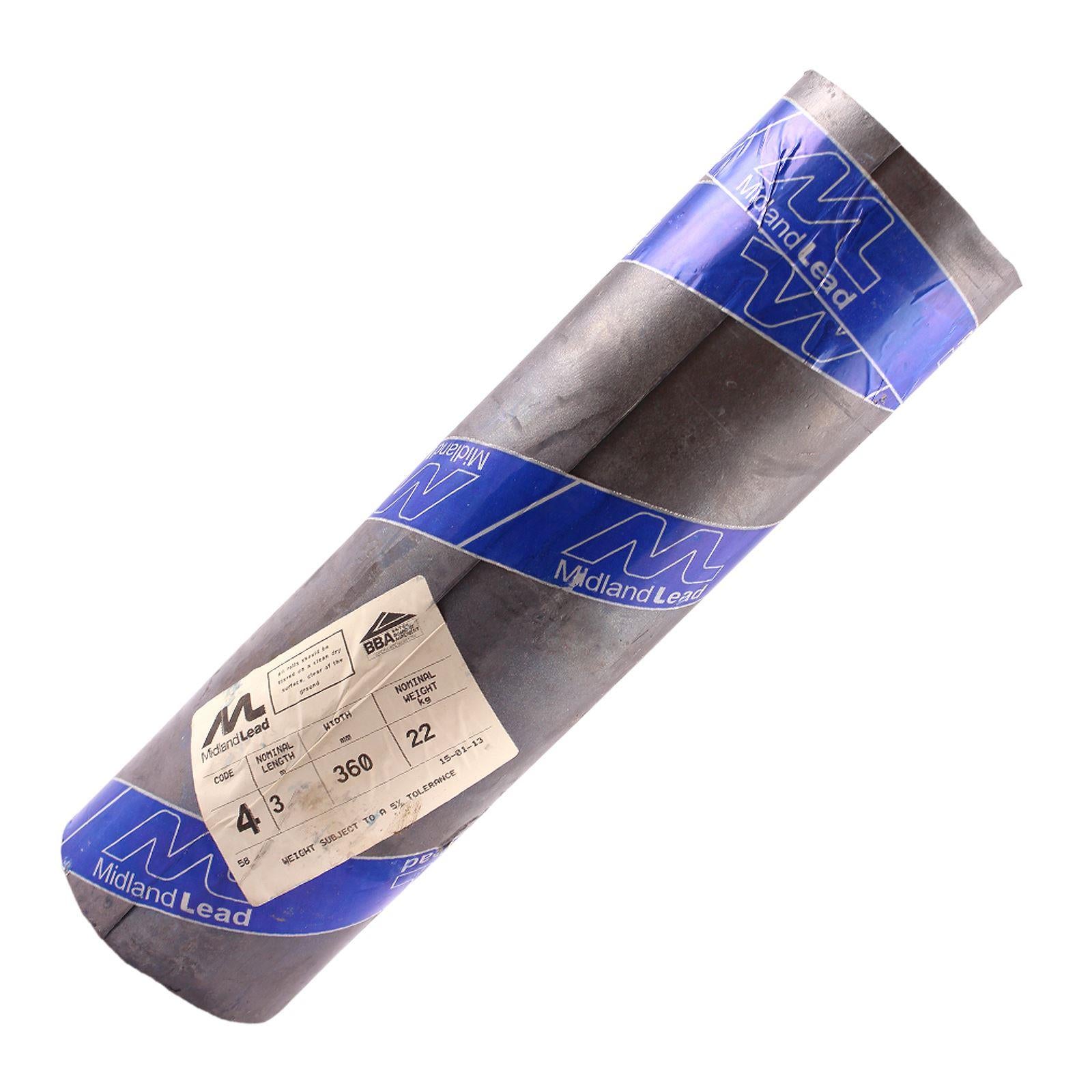 1m 360mm (14") Lead Flashing Roll (Code 4)