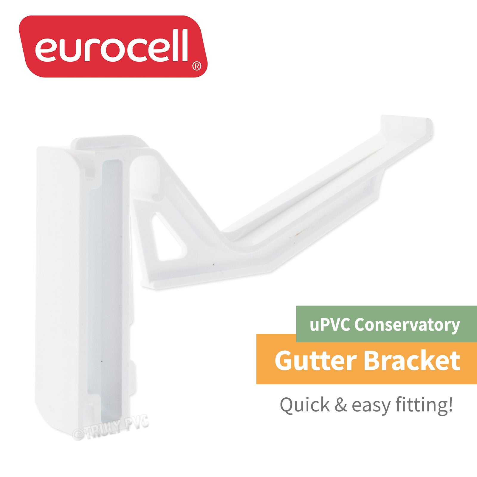 5 x Eurocell CRS-8207 Conservatory Gutter Bracket 5 x Eurocell CRS-8207 Conservatory Gutter Bracket