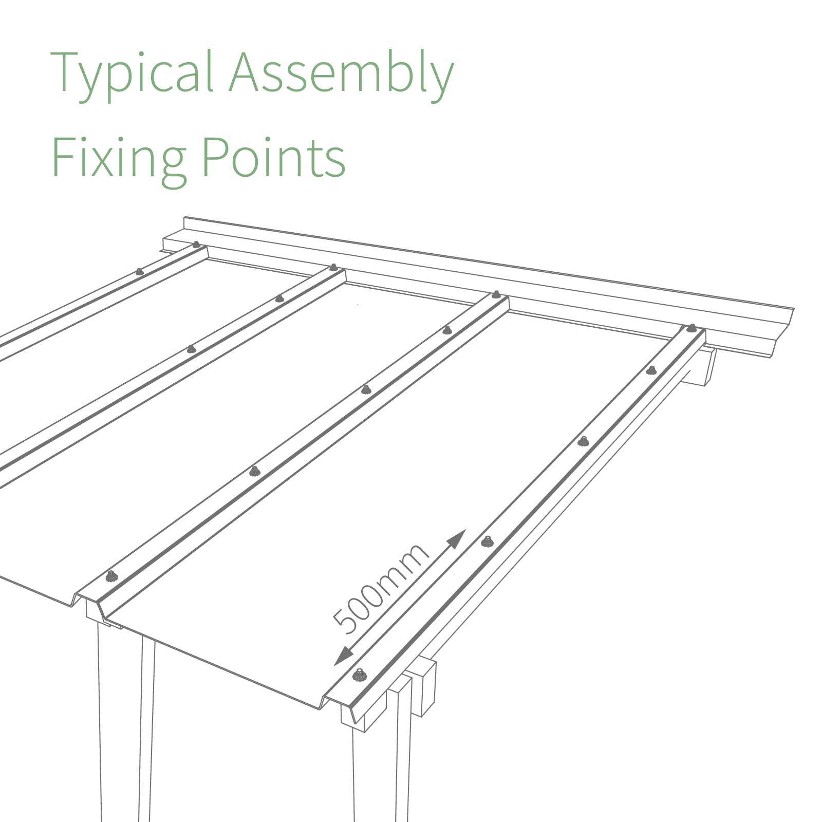 EZ Glaze Roof Fixing Screw EZ Glaze Roof Fixing Screw