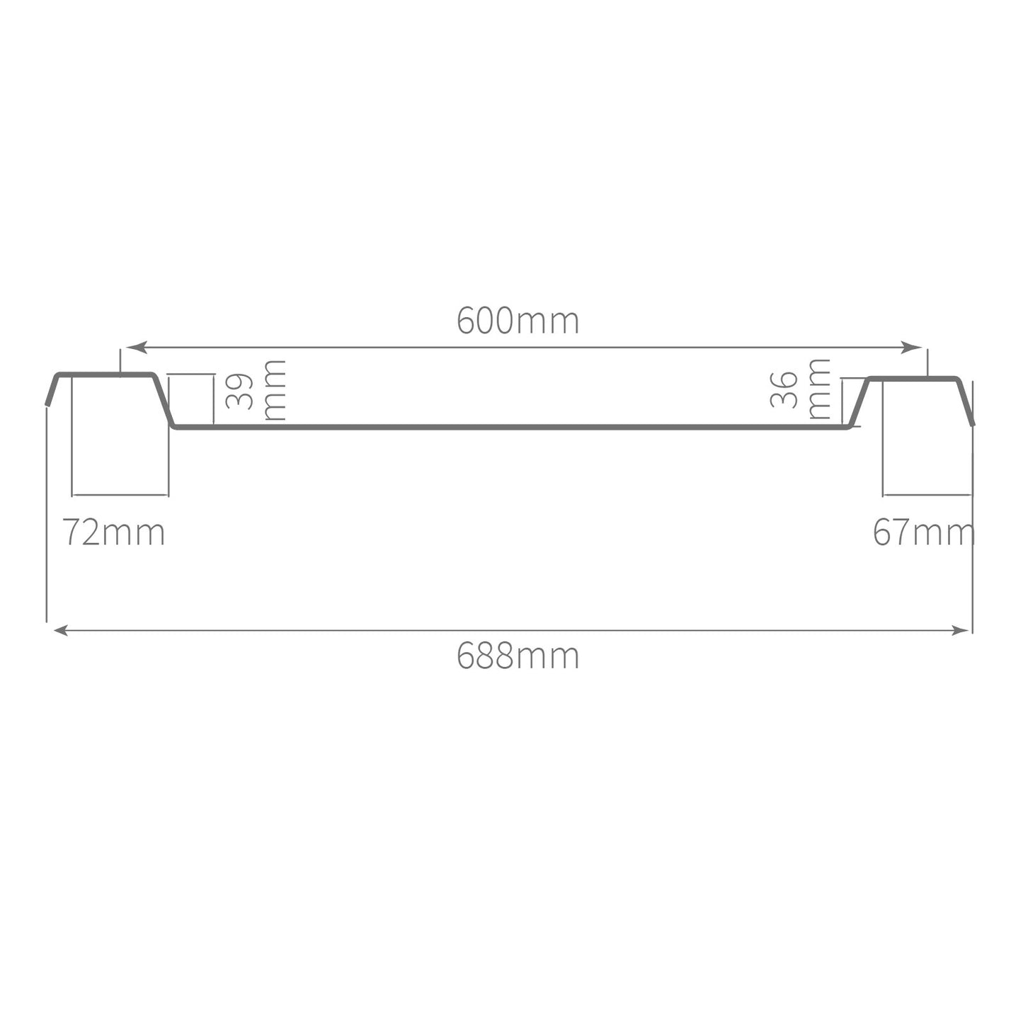 4m Bluish Breeze EZ Glaze Glass-like Polycarbonate Roof Sheet