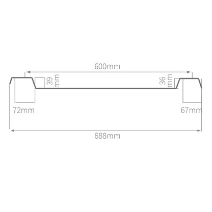 4m Bluish Breeze EZ Glaze Glass-like Polycarbonate Roof Sheet