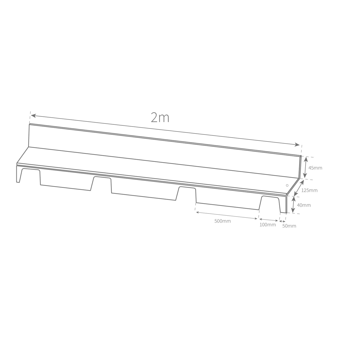 EZ Glaze Aluminium Wall Flashing Trim (2m) EZ Glaze Aluminium Wall Flashing Trim (2m)