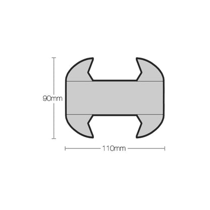 Natural 2.4m (8 foot) 1.8m (6') Eco Fence Composite Fencing Post