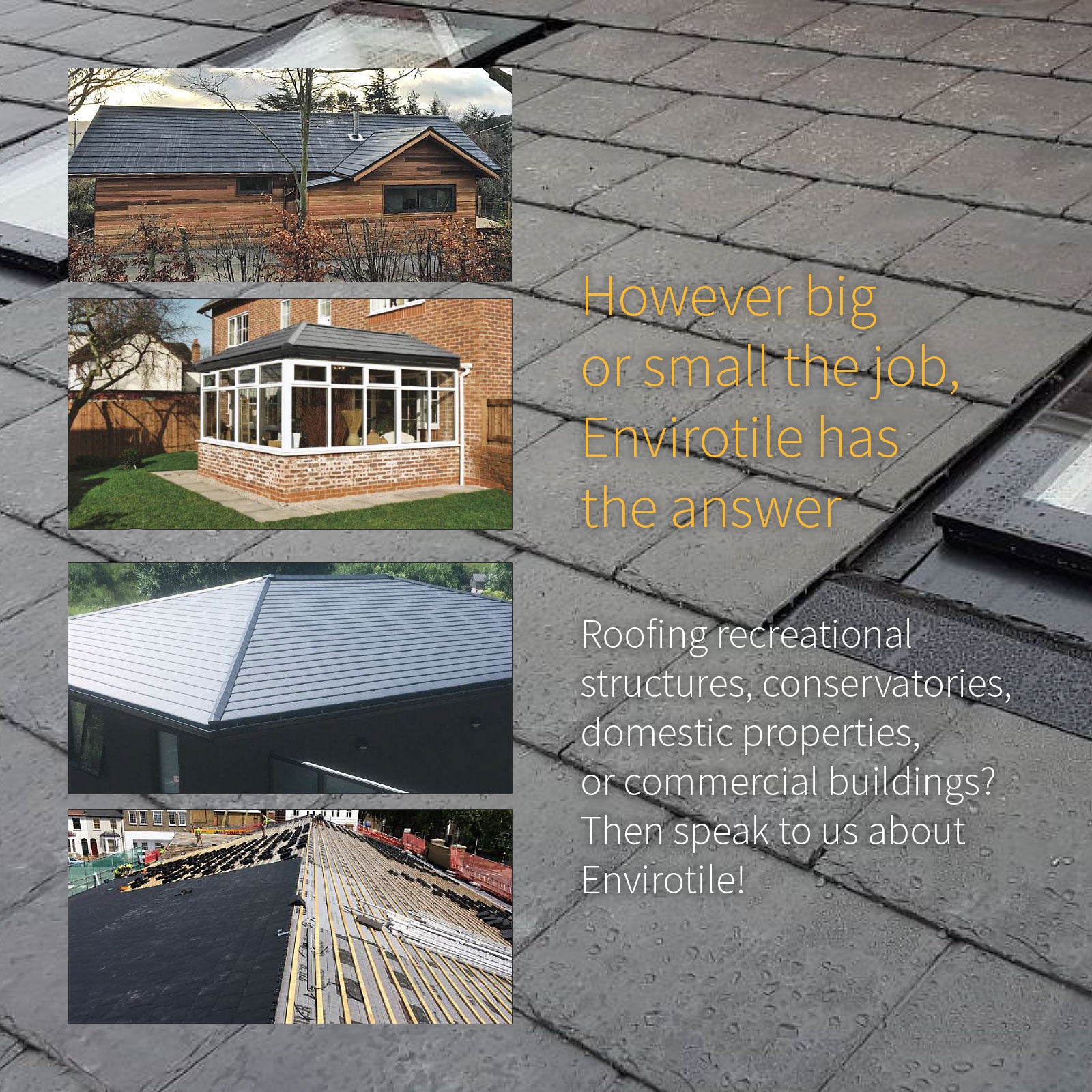 Envirotile Synthetic Slate Double Tile Plastic Roofing Envirotile Synthetic Slate Double Tile Plastic Roofing