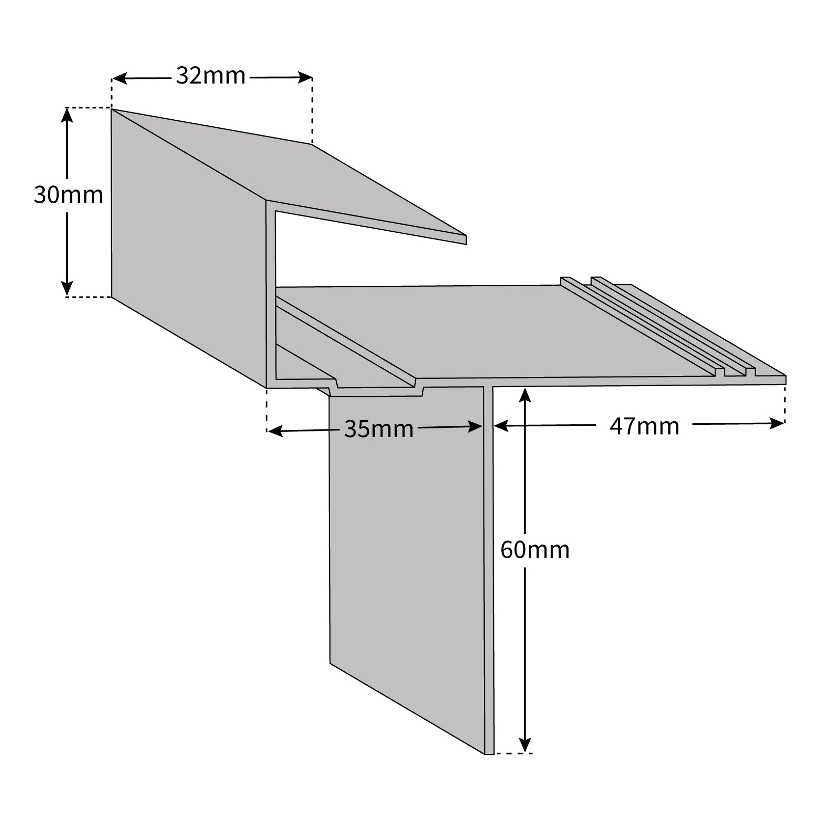 Envirotile Synthetic Slate Roof Tile Continuous Dry Verge Envirotile Synthetic Slate Roof Tile Continuous Dry Verge