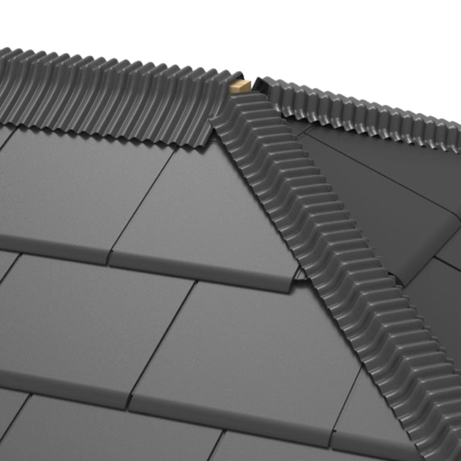 Ventilated Ridge Roll Envirotile Ventilated Dry Ridge and Aluminium Hip Roll