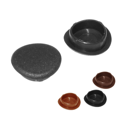 Anthracite Grey Envirotile Screw Cover Cap for Ridge to Apex Cover (25 Pack)