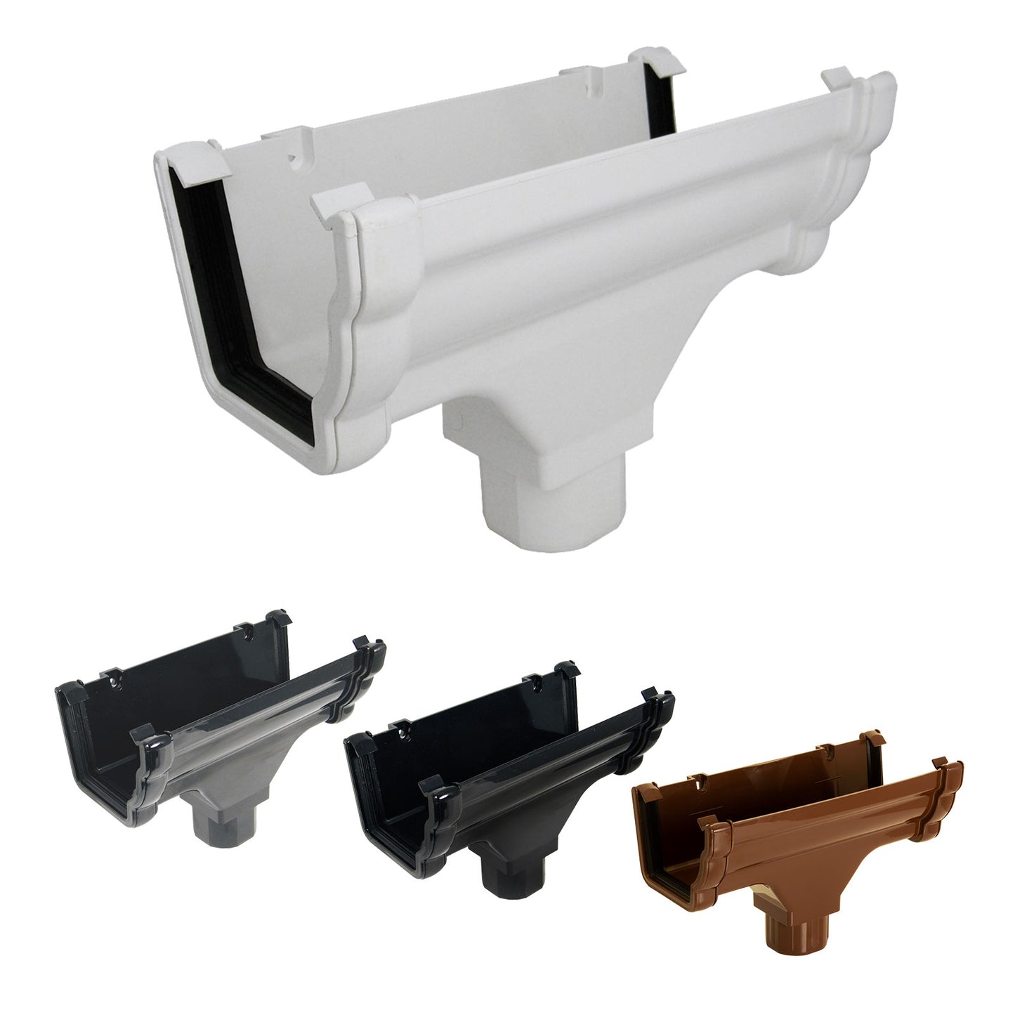 Fascia Bracket White FloPlast Niagara Ogee 110mm Gutter parts