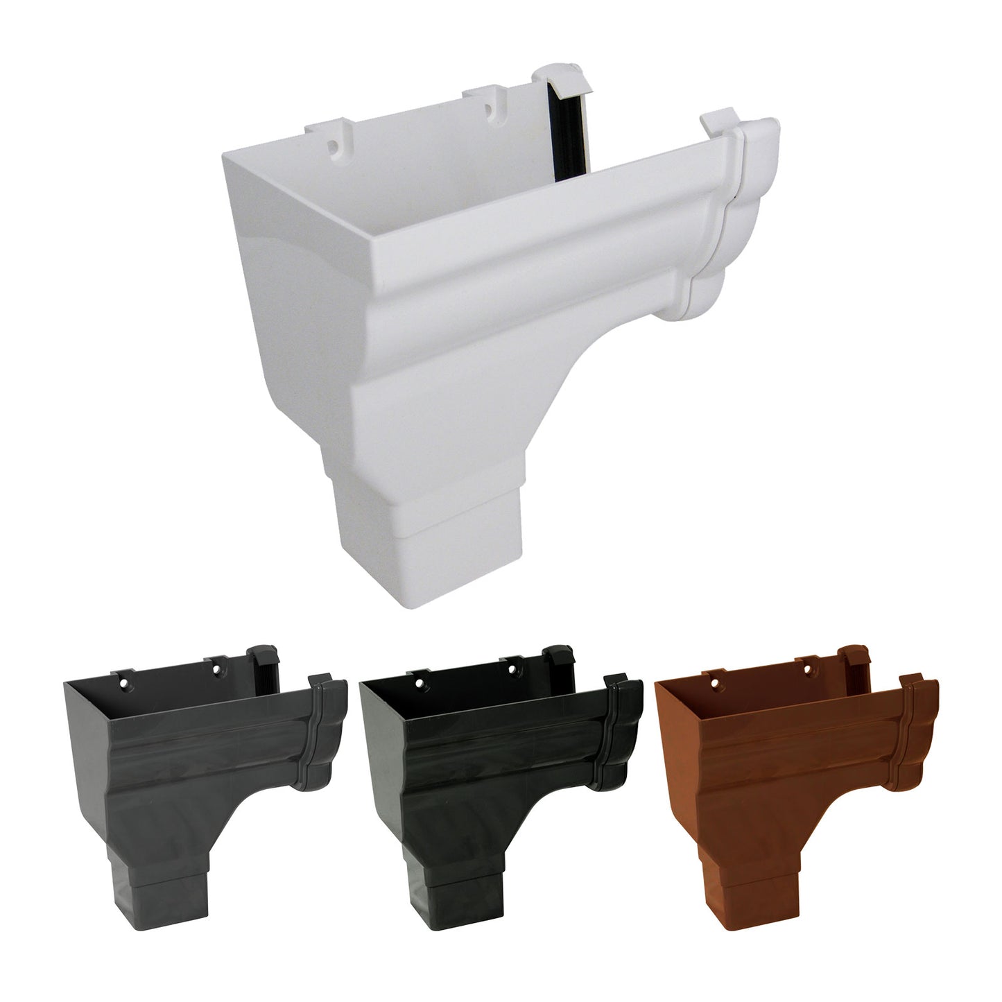 Gutter Clip Brown FloPlast Niagara Ogee 110mm Gutter parts