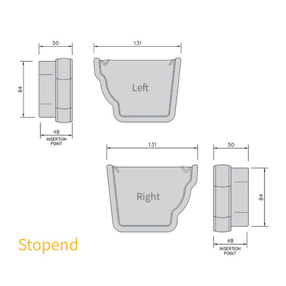 Gutter Clip Black FloPlast Niagara Ogee 110mm Gutter parts