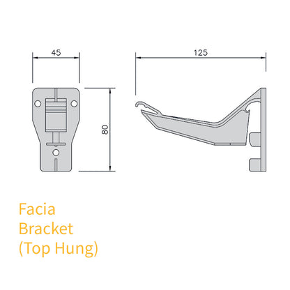 90° Internal Corner Black FloPlast Niagara Ogee 110mm Gutter parts