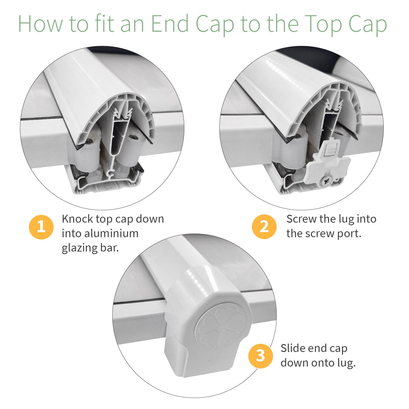 Bevel 4m Ultraframe CAPA Transom Top Cap uPVC Conservatory Roof Spar Replacement Capping