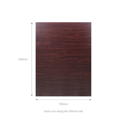 Rosewood/White 24mm Rosewood/White, 24mm uPVC Flat Door Panel (700mm x 900mm)