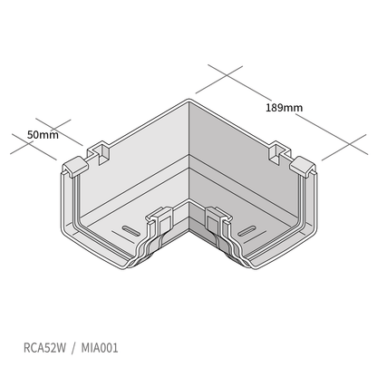 150° External Corner White Marley Classic Ogee Profile Gutter System for Ultraframe Conservatory Roofs and Homes