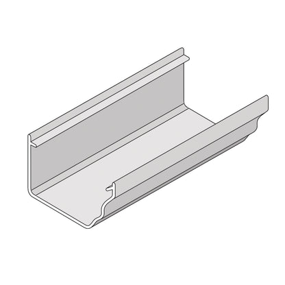 White 2m Marley Classic Ogee Profile PVCu Gutter for Ultraframe Conservatories and Homes