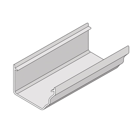 White 2m Marley Classic Ogee Profile PVCu Gutter for Ultraframe Conservatories and Homes