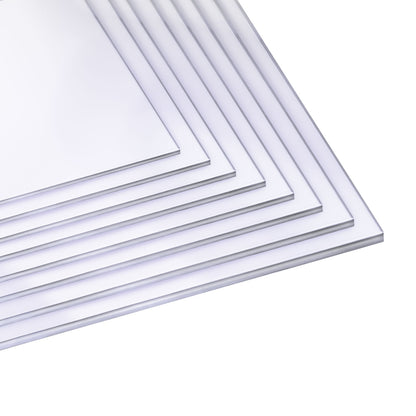 1220mm x 2440mm 2mm PALSUN UV2 Clear Solid Polycarbonate Flat Sheets Roofing