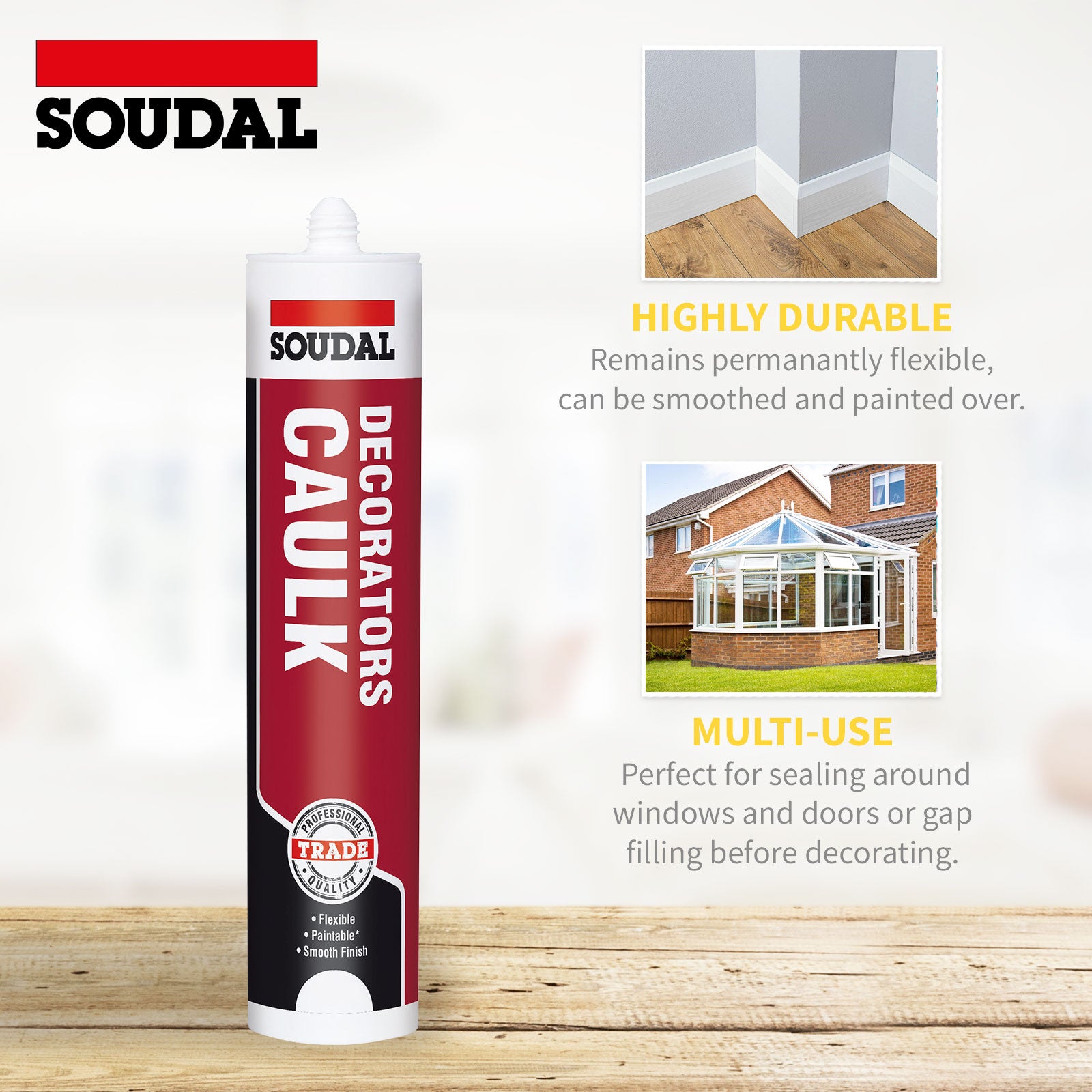 Soudal Decorators Caulk Interior Acrylic Joint Sealant Soudal Decorators Caulk Interior Acrylic Joint Sealant