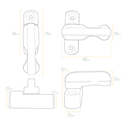 Economy Sash Jammer Window & Door Restrictor Lock Economy Sash Jammer Window & Door Restrictor Lock