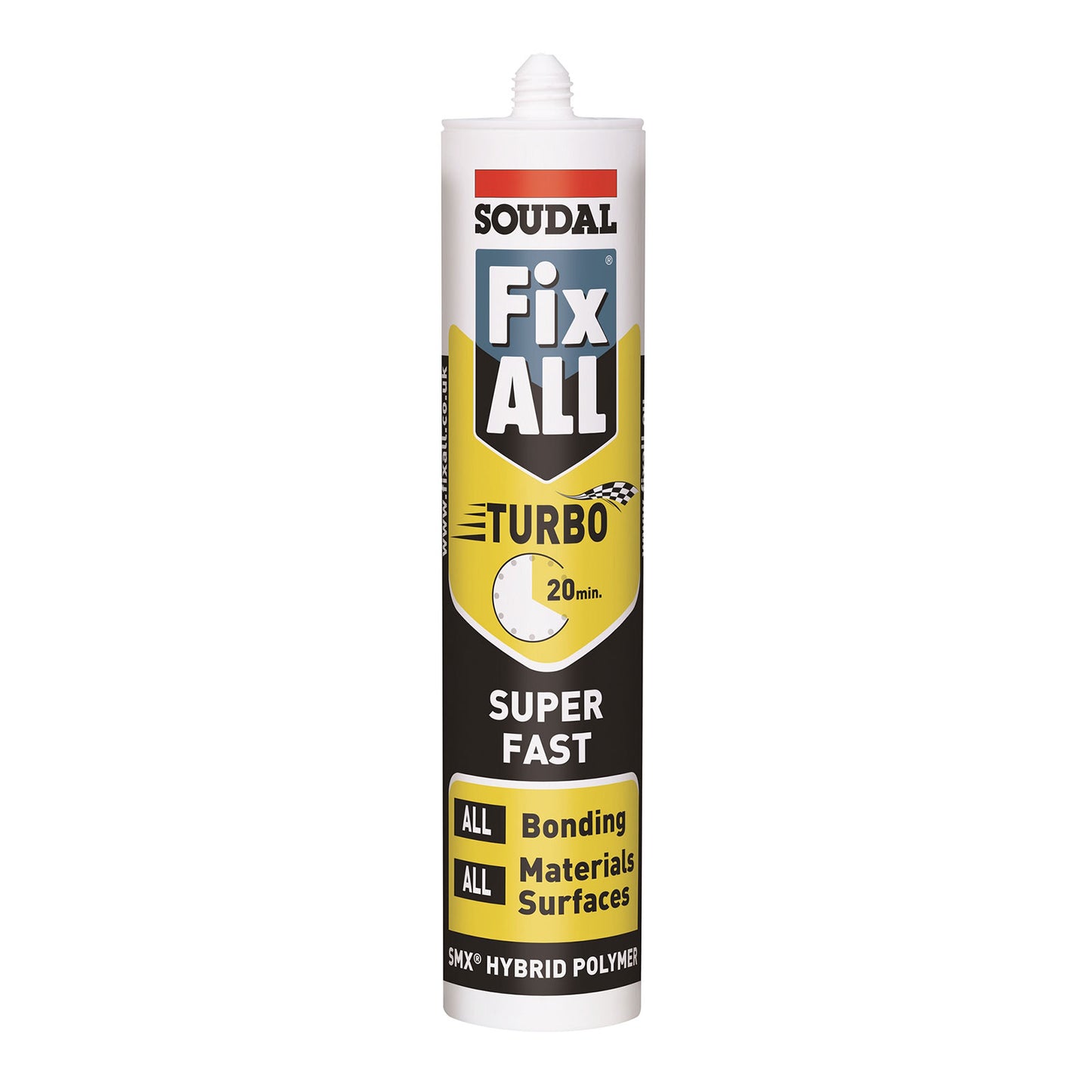 Soudal Fix ALL Turbo Super-Fast High Tack Sealant & Adhesive Soudal Fix ALL Turbo Super-Fast High Tack Sealant & Adhesive