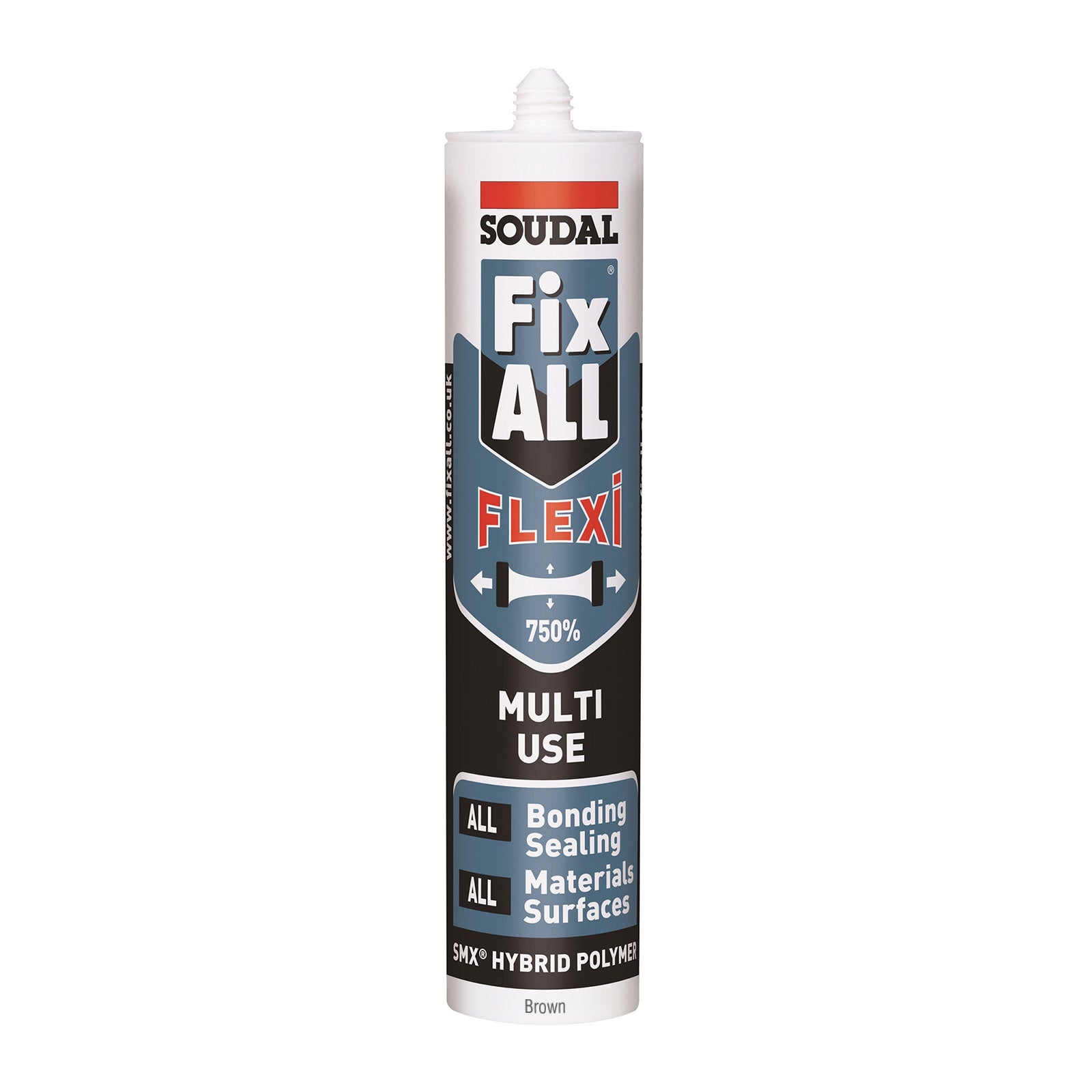 Black Soudal Fix ALL Flexi Sealant & Adhesive Neutral SMX Hybrid Polymer Black Soudal Fix ALL Flexi Sealant & Adhesive Neutral SMX Hybrid Polymer