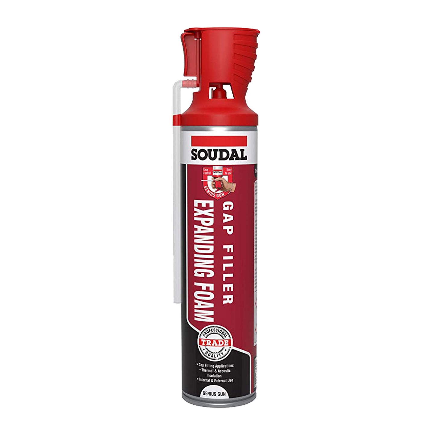 Gun Grade Soudal Gap Filler PU Expanding Foam Gun Grade and Genius Gun