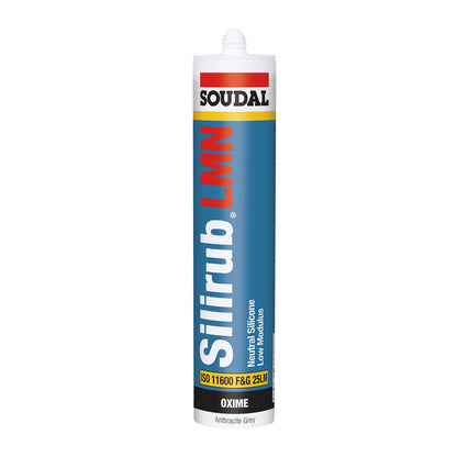 Brilliant White (Thickened) Soudal Silirub LMN Silicone Glazing and Construction Sealant