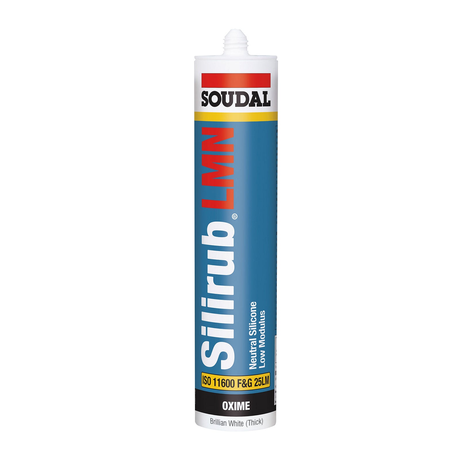 Brown Soudal Silirub LMN Silicone Glazing and Construction Sealant