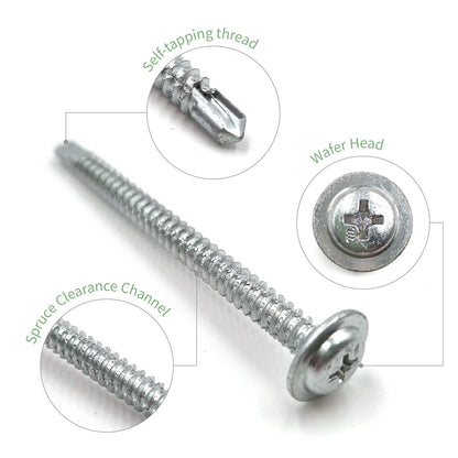 60mm StarPVCU WSR Baypole Window Frame Screws (4.8mm)