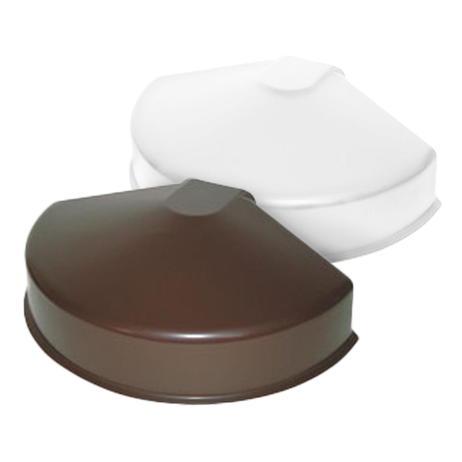 Brown Sunwood Spider Top Cap uPVC Plastic