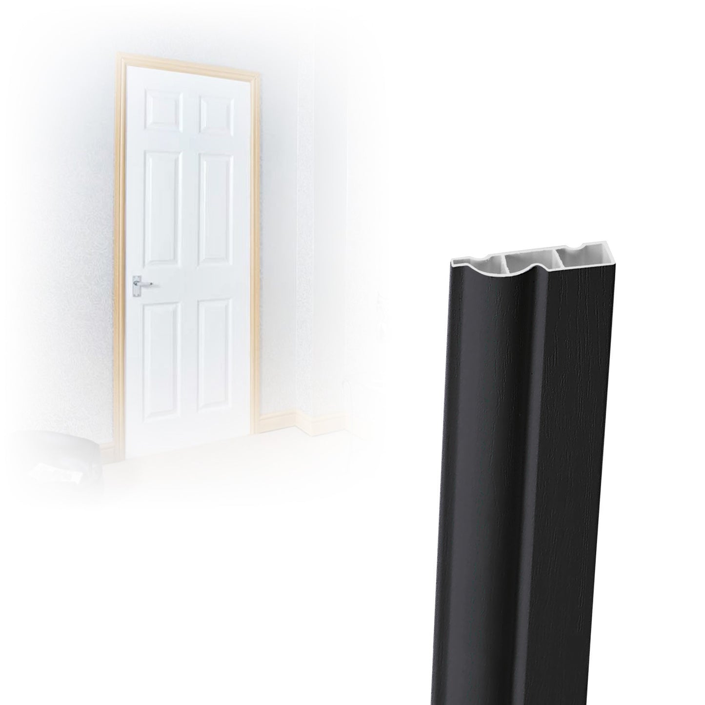 Roomline Ogee/Torus uPVC Plastic Architrave (2.7m) - White Satin Roomline Ogee/Torus uPVC Plastic Architrave (2.7m) - White Satin