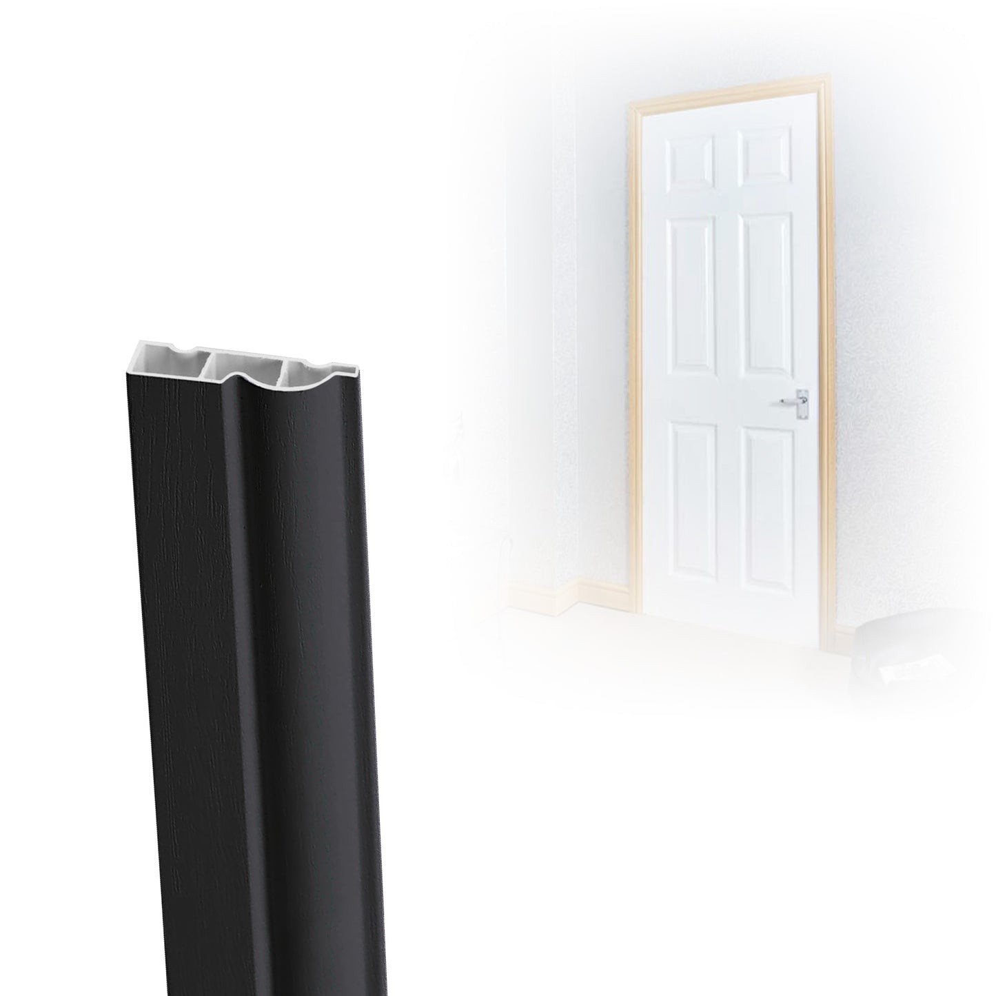 Roomline Ogee/Torus uPVC Plastic Architrave (2.7m) - White Satin Roomline Ogee/Torus uPVC Plastic Architrave (2.7m) - White Satin