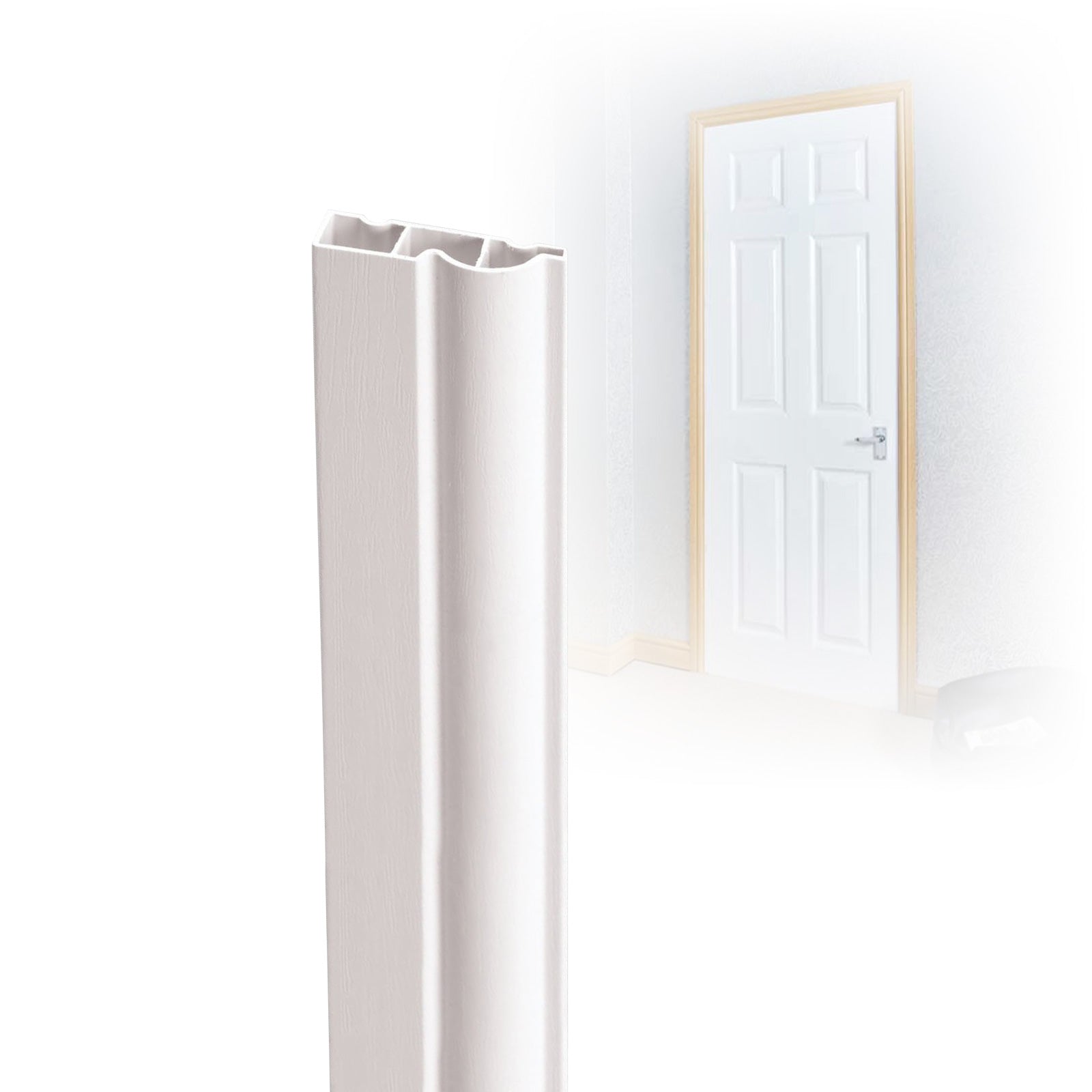 Roomline Ogee/Torus uPVC Plastic Architrave (2.7m) - White Satin Roomline Ogee/Torus uPVC Plastic Architrave (2.7m) - White Satin