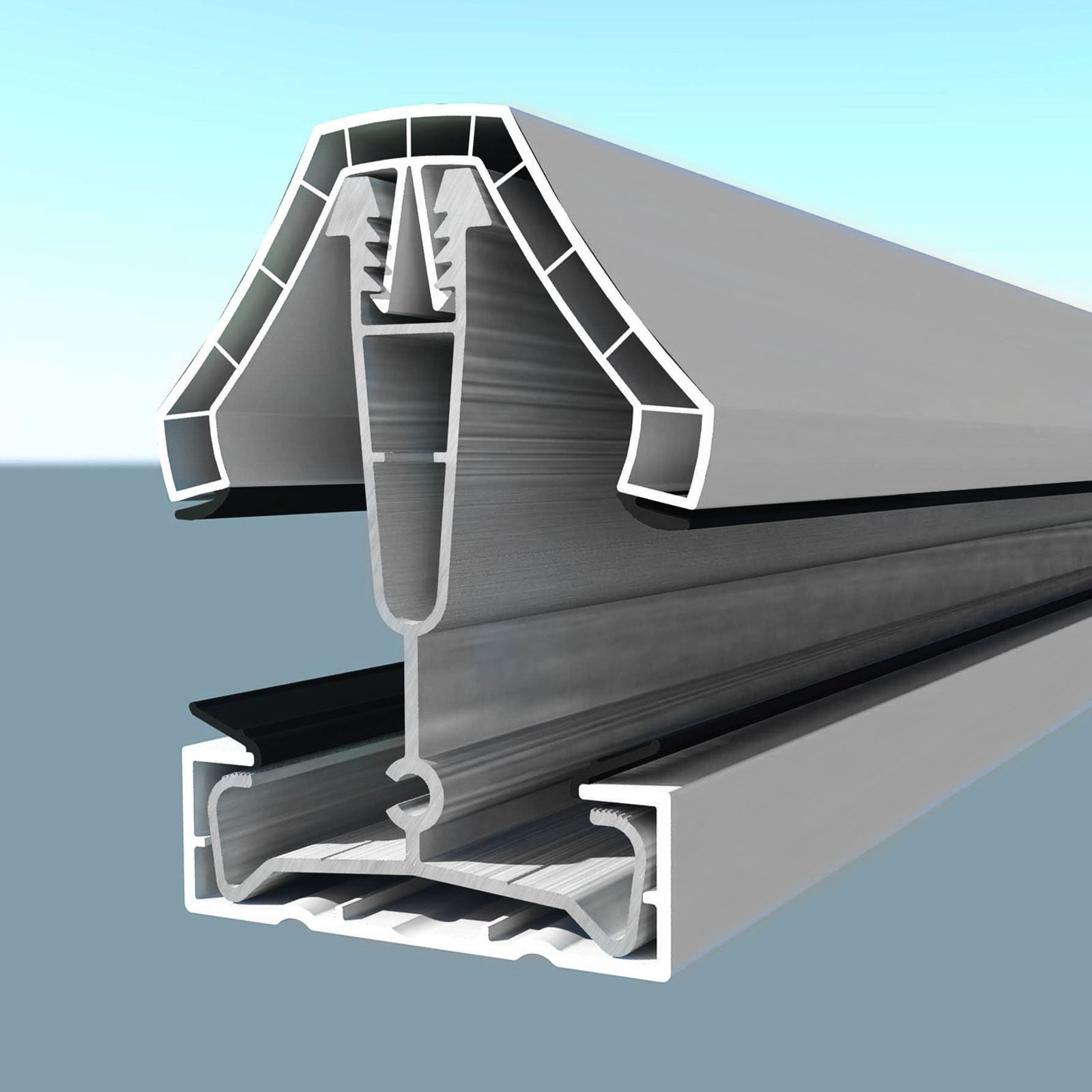 Georgian 2.9m Ultraframe CAPA Transom Top Cap uPVC Conservatory Roof Spar Replacement Capping