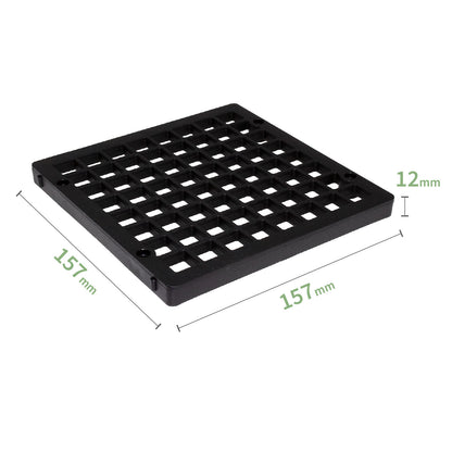 Square Hopper Grid for 110mm Plastic PVC-u Underground Drainage System Fittings Square Hopper Grid for 110mm Plastic PVC-u Underground Drainage System Fittings