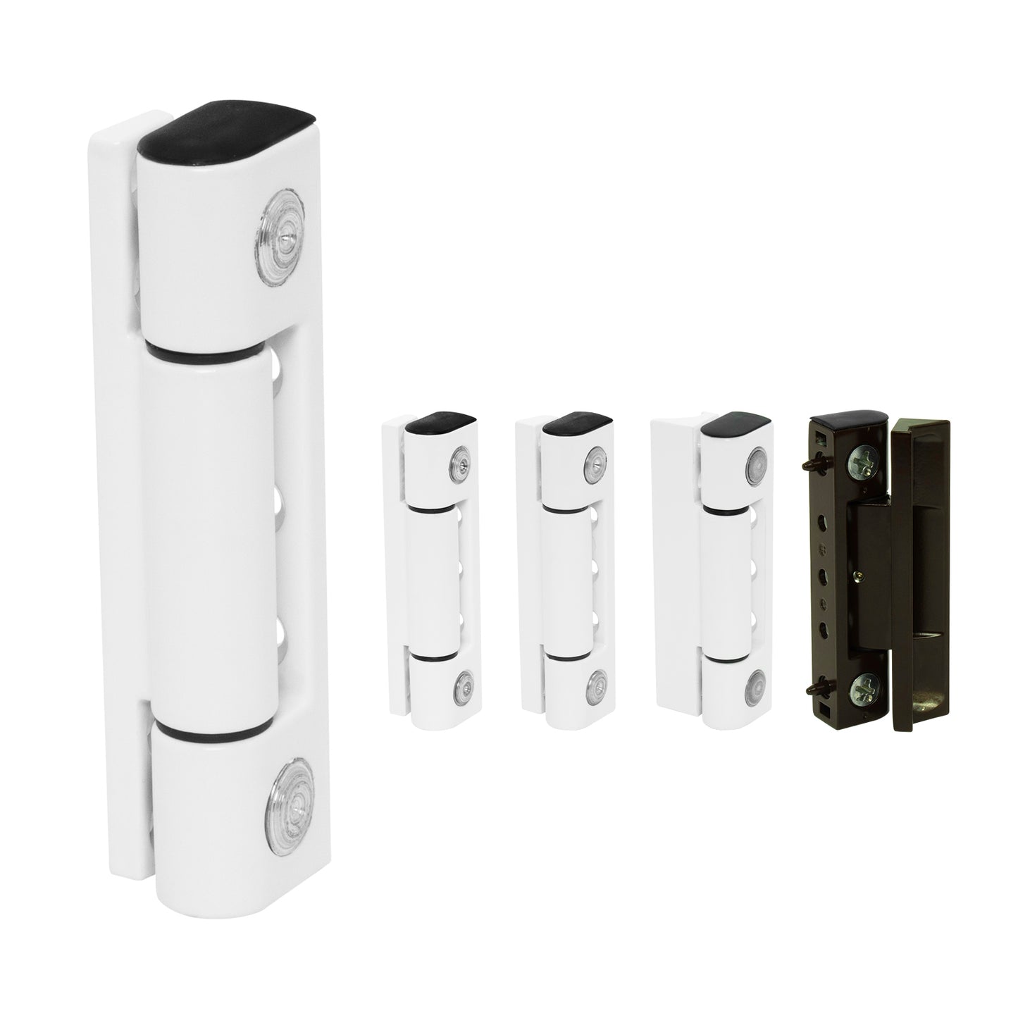 White 0° (Flat) Yale Neon Butt Hinge uPVC Door Adjustable