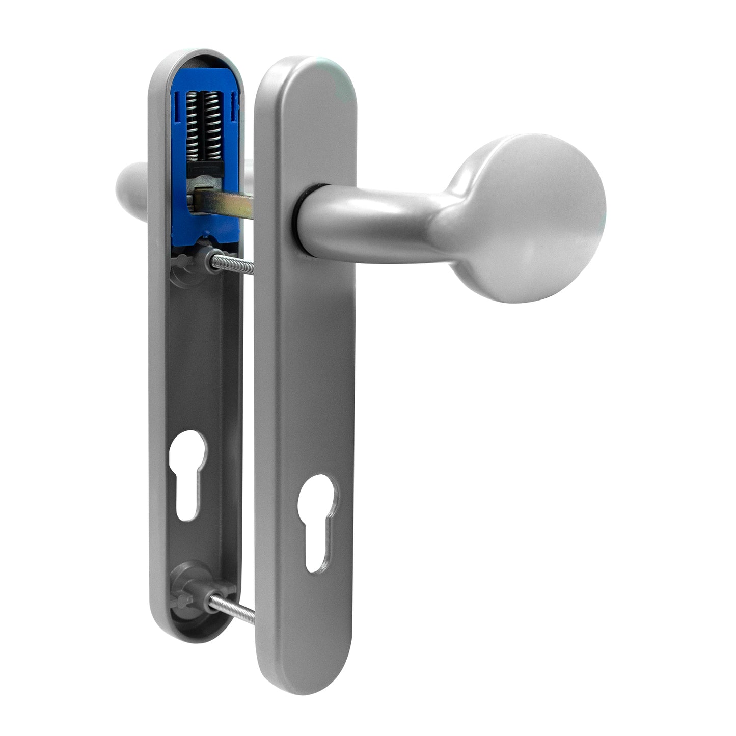 Yale Trojan Sparta Inline Lever/Pad Door Handle Set Yale Trojan Sparta Inline Lever/Pad Door Handle Set