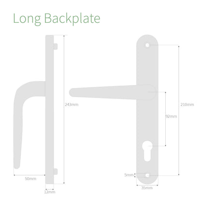 Yale Sparta Lever/Lever Door Handle