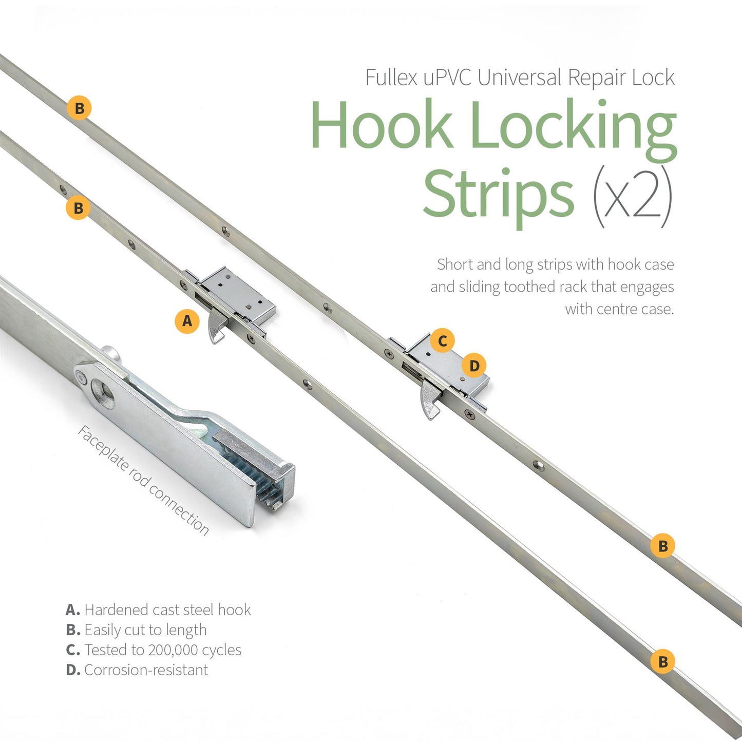 Fullex uPVC Universal Repair Lock