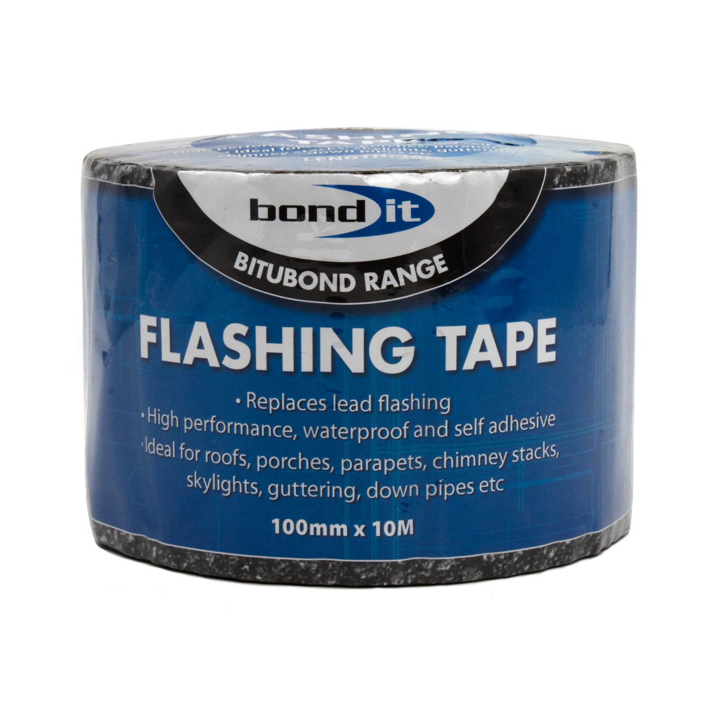 100mm (4") x 10m Bond-It Flashing Tape Bitumen Aluminium Roof Flash 100mm (4") x 10m Bond-It Flashing Tape Bitumen Aluminium Roof Flash