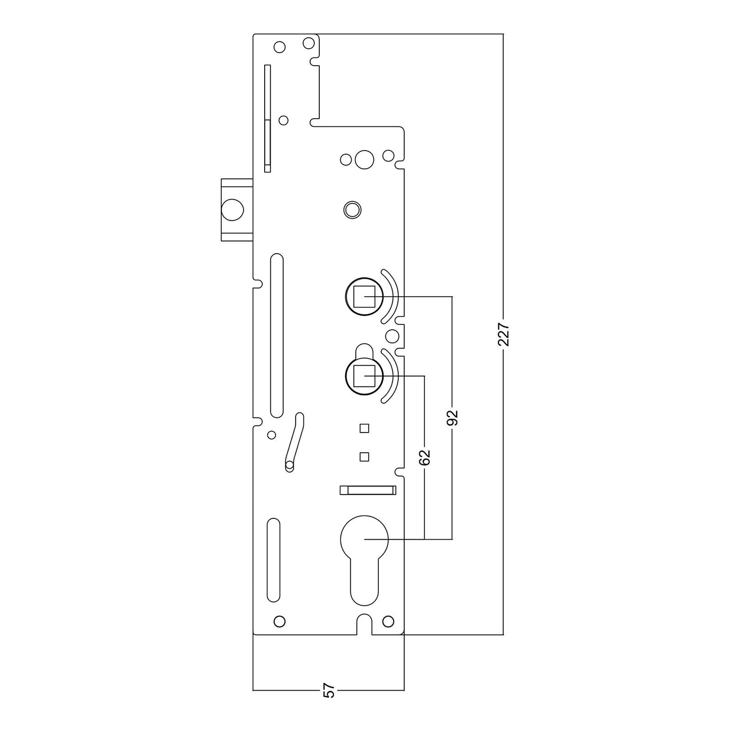 Fullex XL 45mm / Dual Centre Case Gearbox