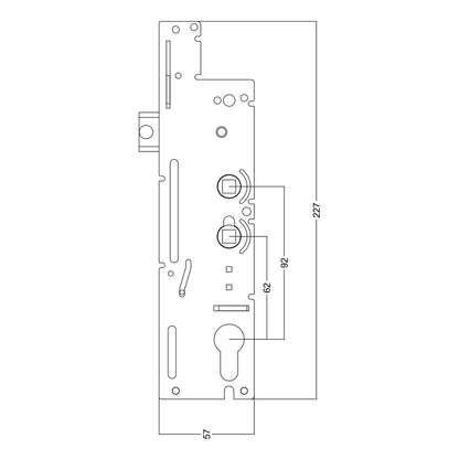 Fullex XL 45mm / Dual Centre Case Gearbox