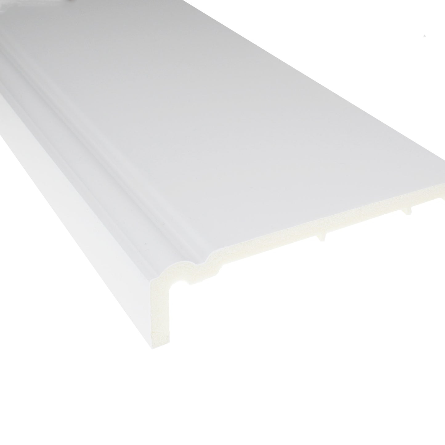 225mm 150mm x 5m, 18mm Ogee uPVC Plastic Capping Cover Board