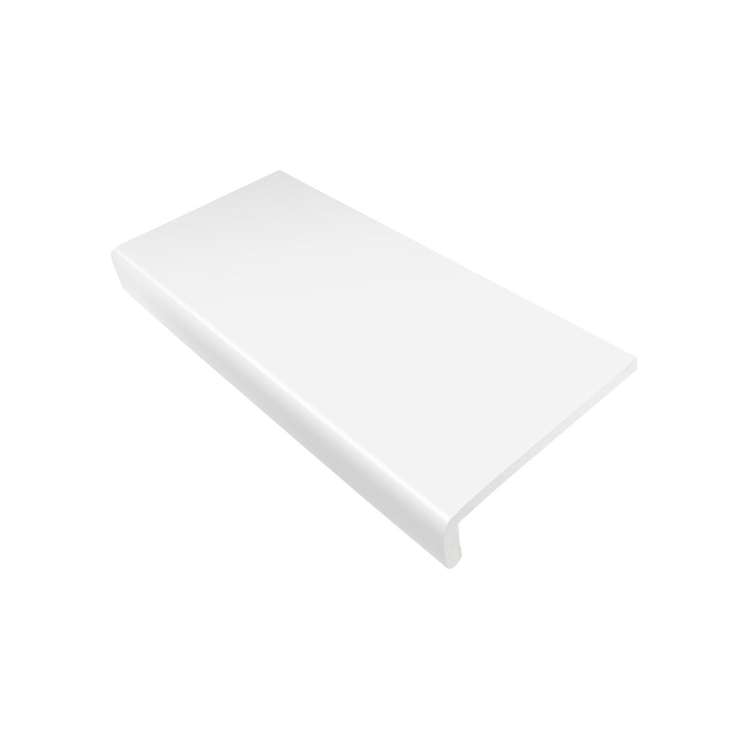 225mm White Window Board Cill Capping uPVC Plastic Cover (1m)