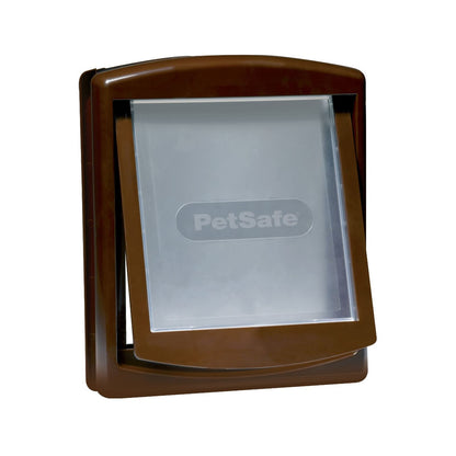 Large Brown PetSafe Original Cat Flap Lockable Two-Way Opening